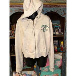 SUPERDRY ATHLETIC ESSENTIAL CROP HOODIE